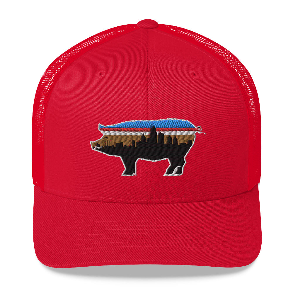 kansascity pig trucker cap