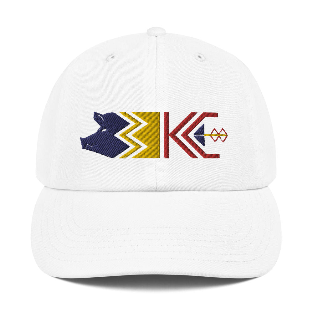 Three KC Logo Champion Dad Cap